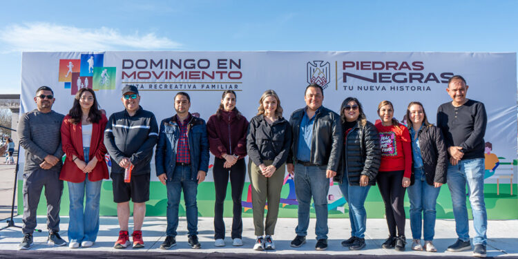 “Domingos en Movimiento” Fomenta la Convivencia y el Deporte en Piedras Negras