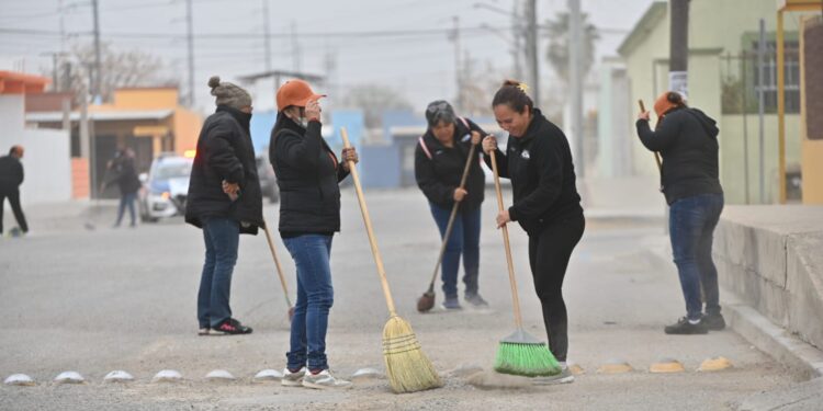 Mejoran la imagen del Fraccionamiento Veracruz