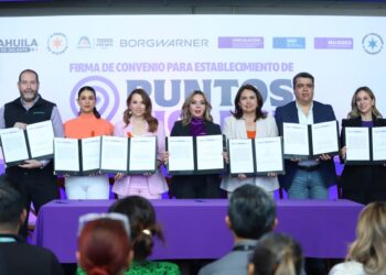 LLEVA GOBIERNO DEL ESTADO PUNTO VIOLETA A EMPRESAS