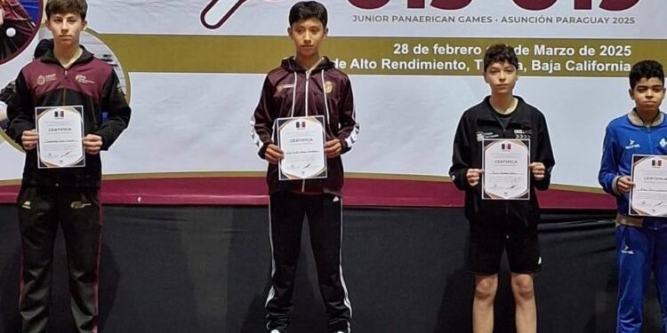 CLASIFICA ROCCO ARELLANO AL CAMPEONATO PANAMERICANO JUVENIL DE TENIS DE MESA