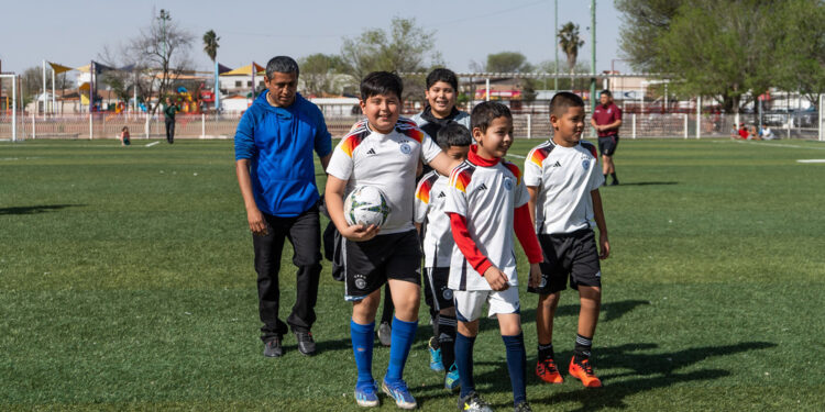 Inaugura la Direccion de fomento deportivo liga de futbol municipal