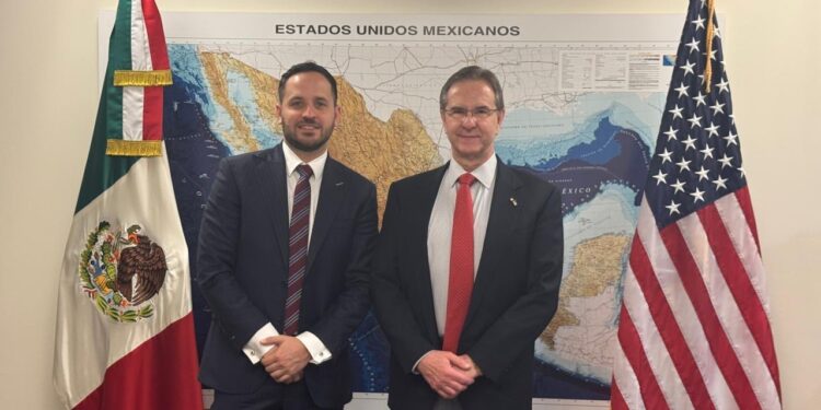 Se reúne en Washington alcalde de Piedras Negras con el embajador de Mèxico en Estados Unidos