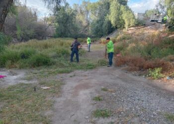 Punto de encuentro, con basura