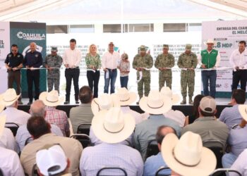 ENTREGA MANOLO NUEVOS CUARTELES PARA LA POLICÍA ESTATAL Y EL EJÉRCITO