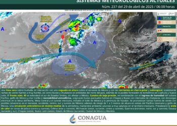 SE MANTIENE PRONÓSTICO DE LLUVIAS, VIENTOS Y POSIBLE FORMACIÓN DE TORBELLINOS EN COAHUILA