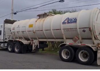 Guardia Nacional asegura pipa con gasolina de Grupo Arios procedente de Pemex Cadereyta