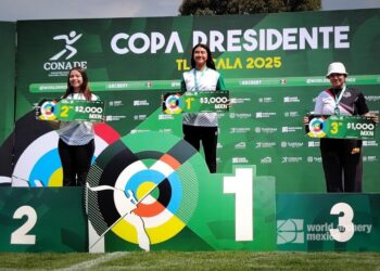 COAHUILA CERRÓ CON DOS OROS LA COPA PRESIDENTE DE TIRO CON ARCO