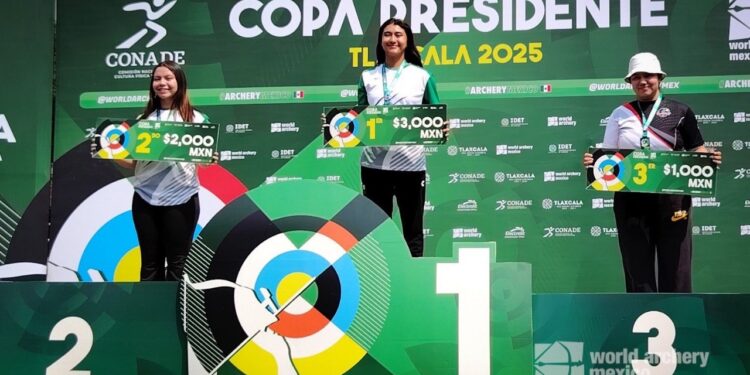 COAHUILA CERRÓ CON DOS OROS LA COPA PRESIDENTE DE TIRO CON ARCO