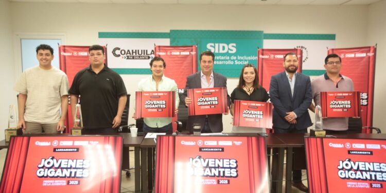 LANZA COAHUILA LA CONVOCATORIA “JÓVENES GIGANTES” PREMIO ESTATAL DE LA JUVENTUD