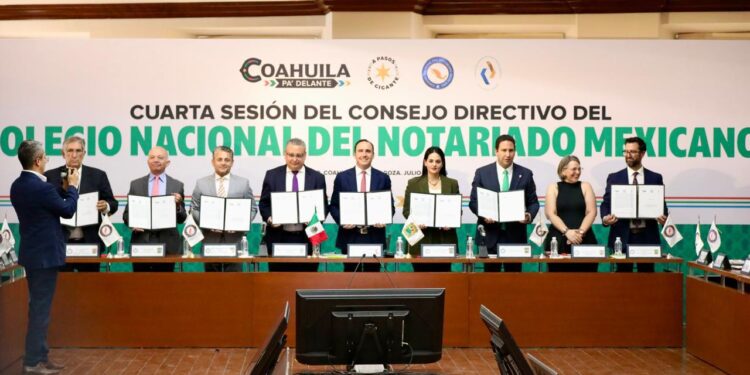 SE LLEVA A CABO CONSEJO NACIONAL DEL NOTARIADO MEXICANO EN COAHUILA