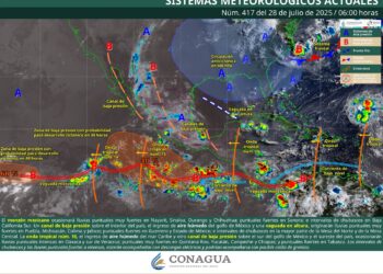 SE ESPERAN CHUBASCOS, TORMENTAS ELÉCTRICAS Y CAÍDA DE GRANIZO EN COAHUILA