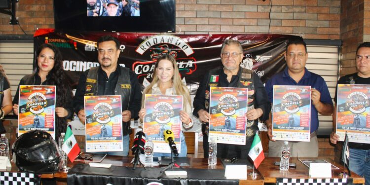 CELEBRAN BIKERS SEGURIDAD EN COAHUILA CON RODADA 2025