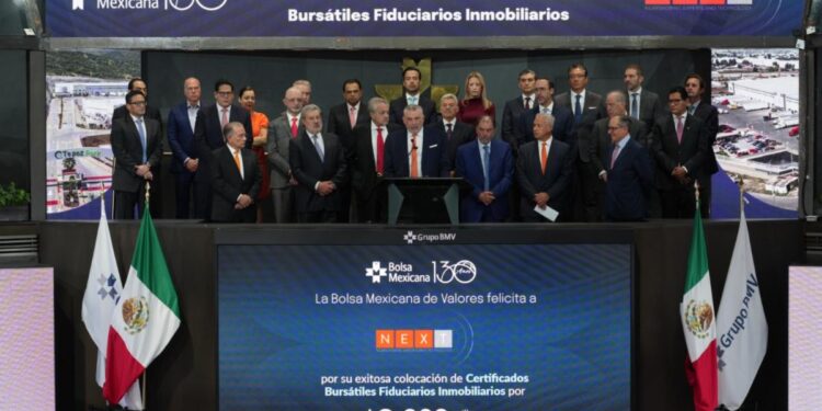 Fibra NEXT debuta con fuerza en la BMV y enciende el optimismo en el mercado de capitales