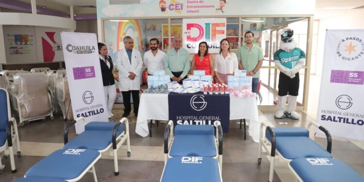 ENTREGA DIF COAHUILA SILLAS CAMA Y APOYOS A HOSPITALES GENERALES