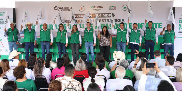 SIGUE MANOLO DETONANDO OBRAS EN LOS 38 MUNICIPIOS DE COAHUILA