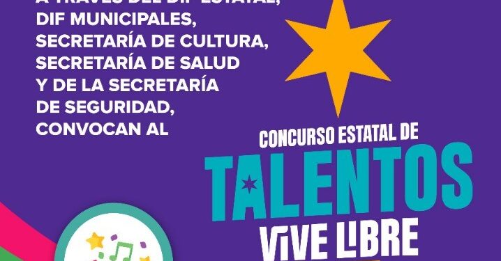 COAHUILA INVITA AL CONCURSO ESTATAL DE TALENTOS VIVE LIBRE SIN DROGAS