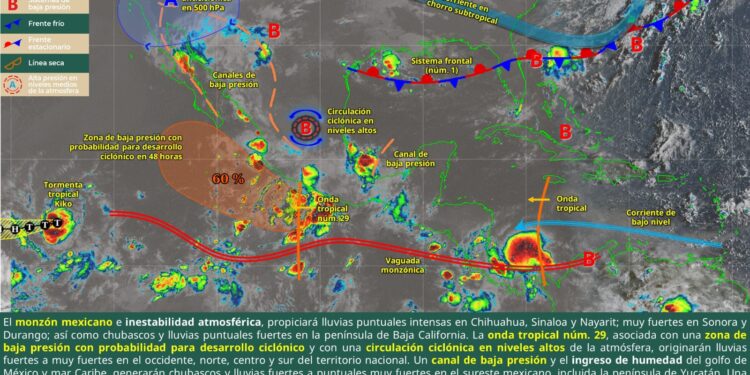 FRENTE FRÍO NÚMERO 1 GENERARÁ LLUVIAS MUY FUERTES EN COAHUILA