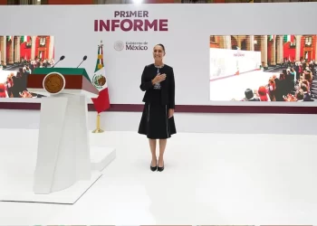 Claudia Sheinbaum Pardo, presidenta de México, presenta el primer informe de Gobierno