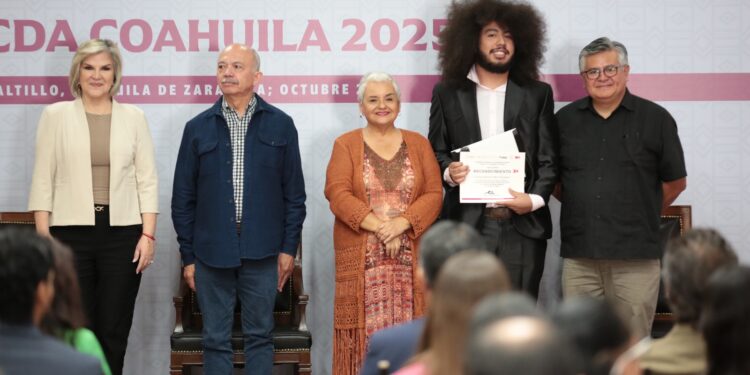 COAHUILA IMPULSA EL TALENTO Y LA CREATIVIDAD CON LA ENTREGA DE ESTÍMULOS A LA CREACIÓN Y AL DESARROLLO ARTÍSTICO “PECDA COAHUILA 2025”