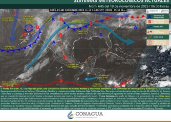 FRENTE FRÍO NÚMERO 15 GENERARÁ LLUVIAS Y FUERTES VIENTOS EN COAHUILA
