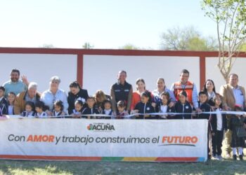 Entregan barda perimetral a escuela Centenario del Ejercito mexicano