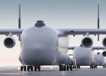 Levanta vuelo el avión más grande del mundo: transportará palas de turbinas eólicas de más de 100 metros