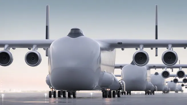 Levanta vuelo el avión más grande del mundo: transportará palas de turbinas eólicas de más de 100 metros