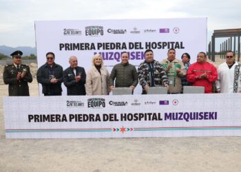 PONEN PRIMERA PIEDRA DE HOSPITAL DE PRIMER MUNDO EN LA CARBONÍFERA