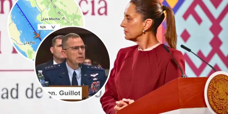 Sheinbaum niega reportes de vuelos militares de EU sobre México tras alerta de la FAA