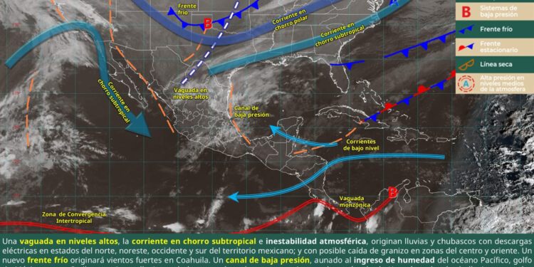 FRENTES FRÍOS 30 Y 31 OCASIONARÁN LA TERCERA TORMENTA INVERNAL DE LA TEMPORADA