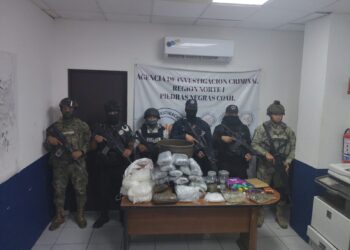 Aseguran droga sintética y marihuana en operativo conjunto en Piedras Negras.