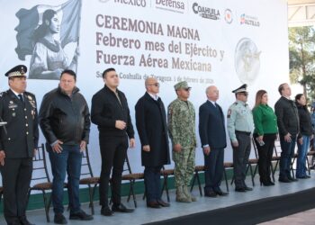 COAHUILA REAFIRMA SU RESPALDO A LAS FUERZAS ARMADAS AL INICIAR LA CAMPAÑA “FEBRERO, MES DEL EJÉRCITO Y FUERZA AÉREA MEXICANA”