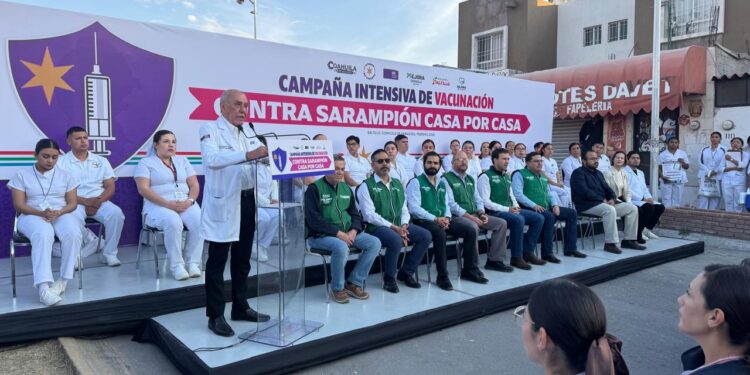 REFUERZA COAHUILA PREVENCIÓN CONTRA EL SARAMPIÓN