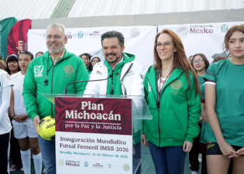 Inauguran IMSS y Gobierno de Michoacán Torneo Mundialito Futsal Femenil Sub-21