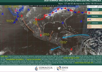 SE PREVÉN LLUVIAS, FUERTES RACHAS DE VIENTO Y POSIBLES TORBELLINOS EN COAHUILA