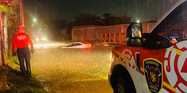 Lluvias, viento y granizo provocan afectaciones en Acuña