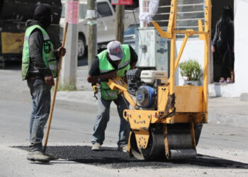 Avanza en Saltillo la rehabilitación de pavimento