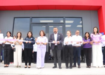 FORTALECE COAHUILA RED DE ESPACIOS SEGUROS CON LA INSTALACIÓN DE PUNTO VIOLETA EN EMPRESA WEIDMANN