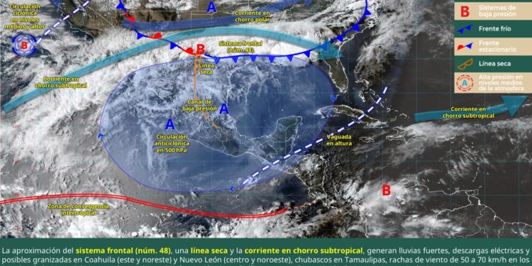 LLUVIAS INTENSAS Y VIENTOS FUERTES EN COAHUILA