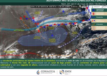 SE MANTIENEN CONDICIONES DE LLUVIAS FUERTES, VIENTOS INTENSOS Y POSIBLE FORMACIÓN DE TORBELLINOS O TORNADOS EN COAHUILA