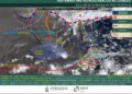 SE PRONOSTICAN LLUVIAS FUERTES, VIENTOS INTENSOS Y POSIBLE FORMACIÓN DE TORBELLINOS EN COAHUILA